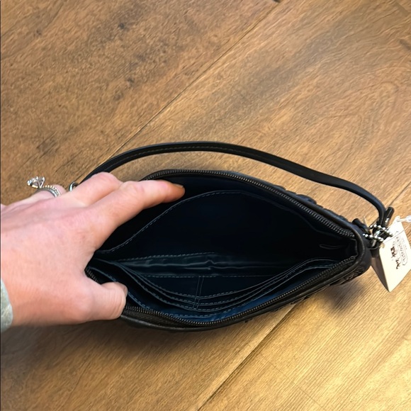 Coach Black Ruched Clutch - Picture 3 of 3